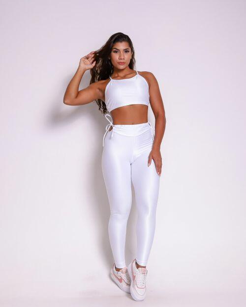 Conjunto Calça Empina Ajuste Compressão + Top Paula
