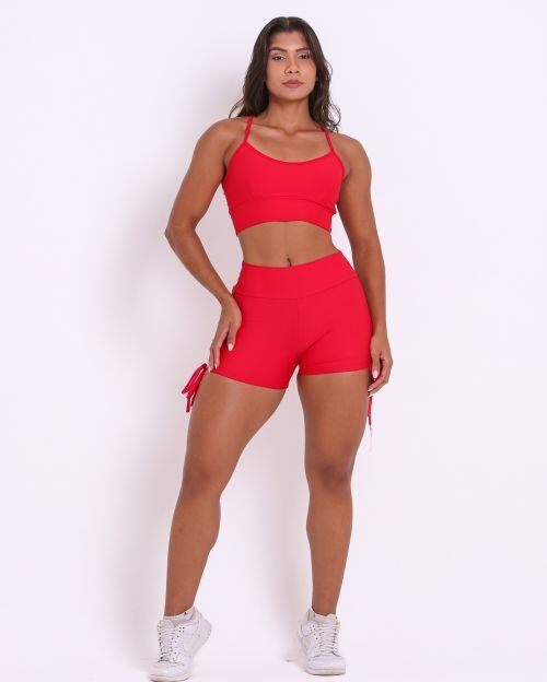 Conjunto Short Cross Light + Top Kelly