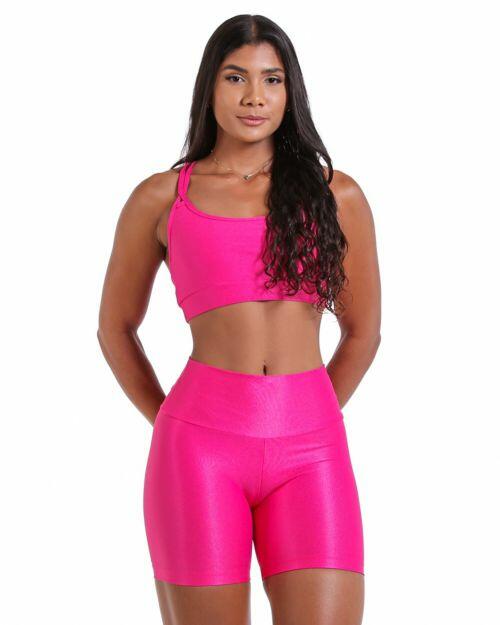 Conjunto Short Bermuda Compressão + Top Lu
