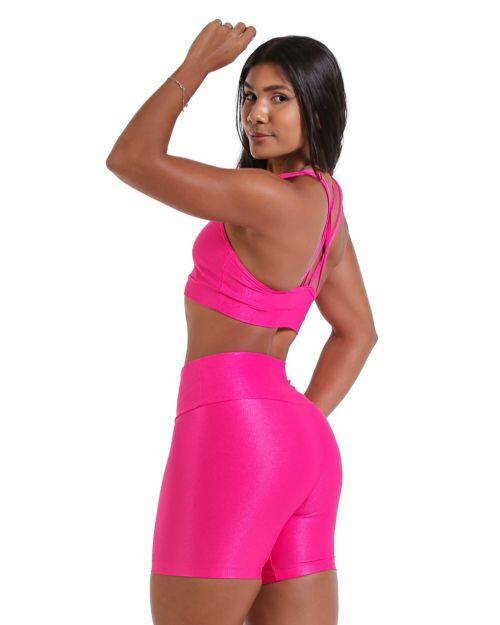 Conjunto Short Bermuda Compressão + Top Lu