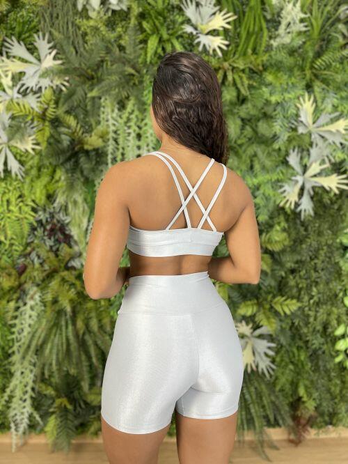 Conjunto Short Bermuda Compressão + Top Lu