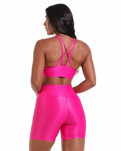 Conjunto Short Bermuda Compressão + Top Lu