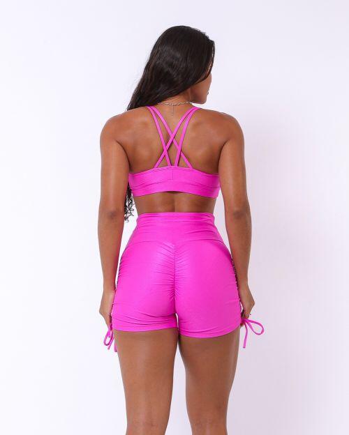 Conjunto Short Empina Cross Compressão + Top Lu