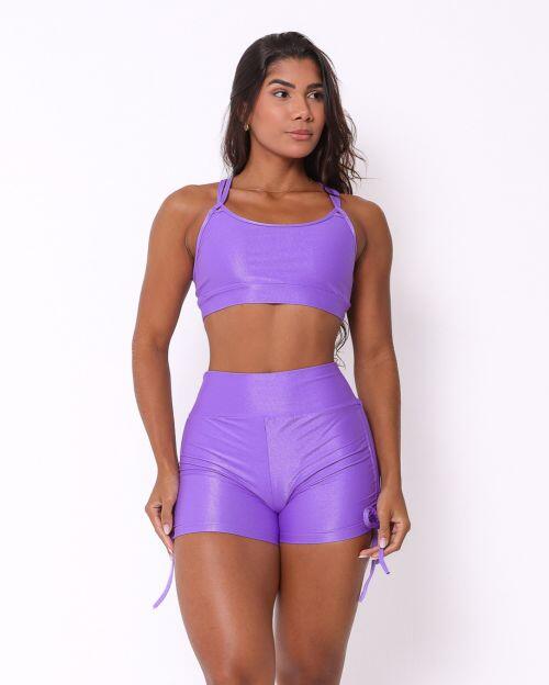 Conjunto Short Cross Compressão + Top Lu