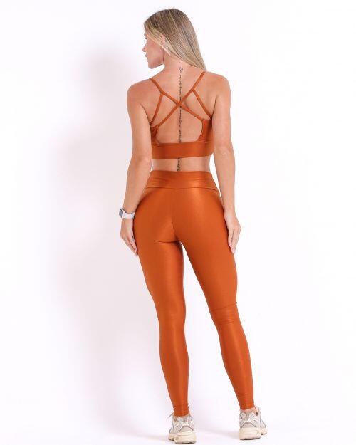 Conjunto Calça Legging Básica Compressão + Top Kelly