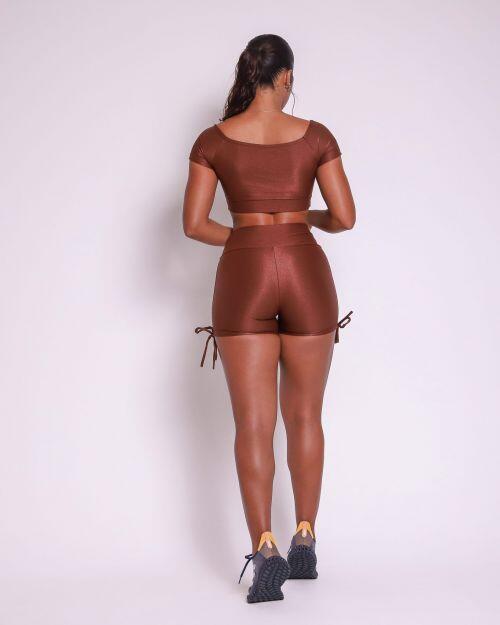 Conjunto Short Cross Compressão + Top Manguinha