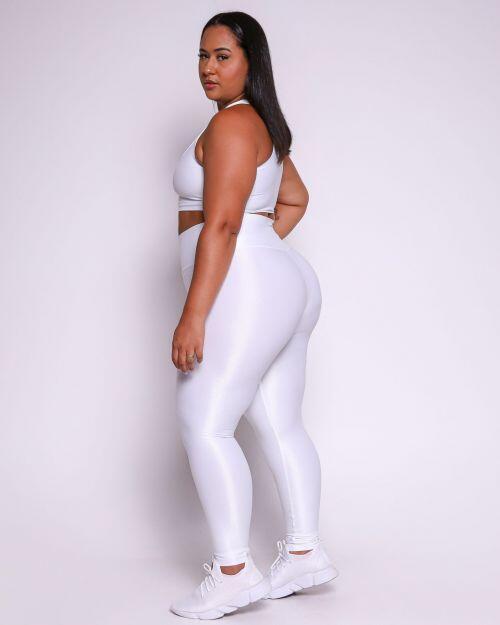 Conjunto Cal�a Legging B�sica G Compress�o + Top Nadador