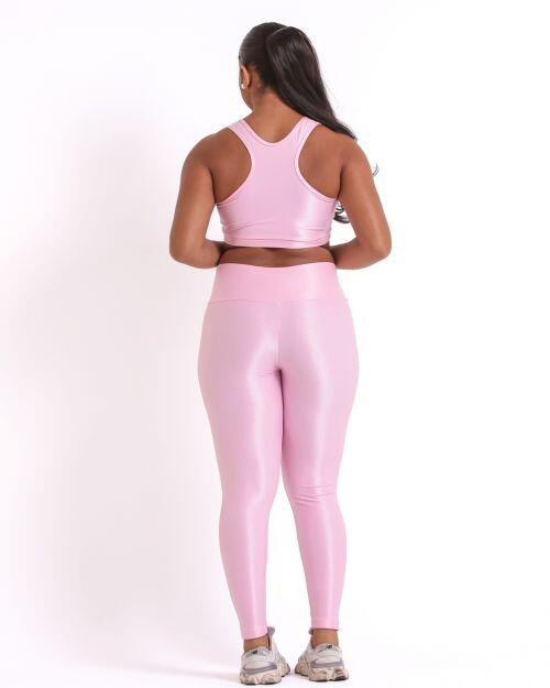 Conjunto Cal�a Legging B�sica G Compress�o + Top Nadador