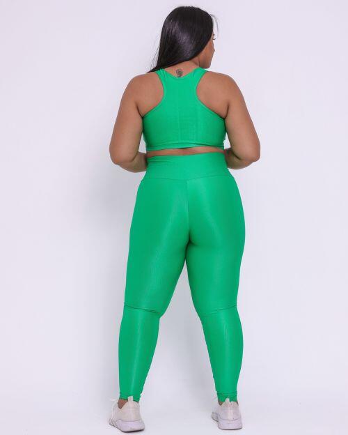 Conjunto Cal�a Legging B�sica G Compress�o + Top Nadador