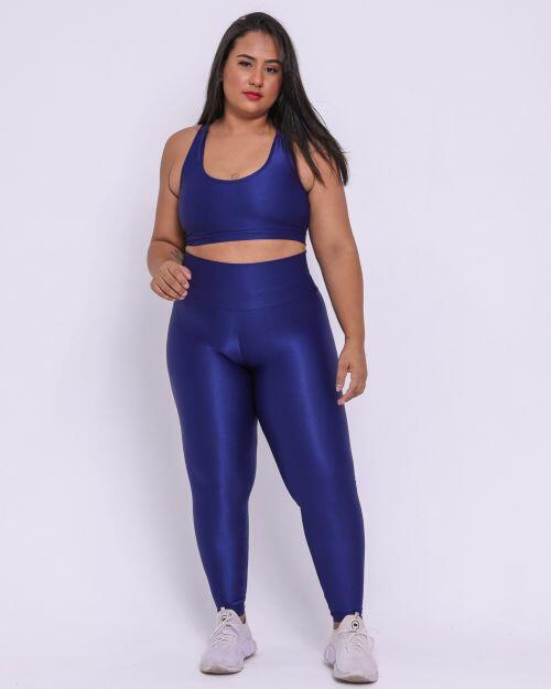 Conjunto Cal�a Legging B�sica G Compress�o + Top Nadador