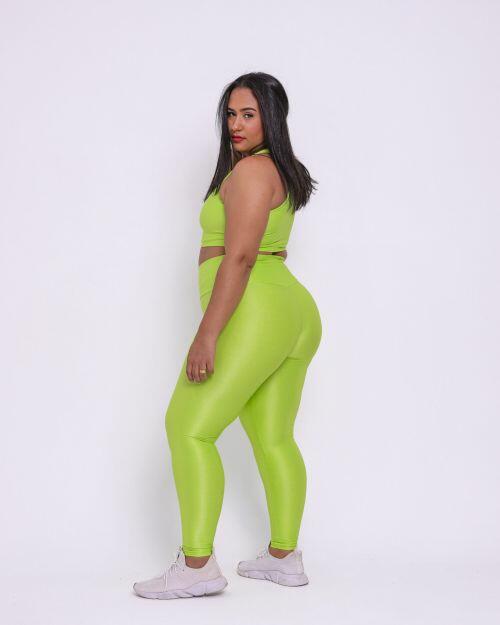 Conjunto Cal�a Legging B�sica G Compress�o + Top Nadador