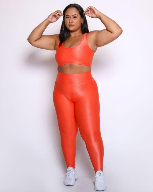 Conjunto Cal�a Legging B�sica G Compress�o + Top Nadador