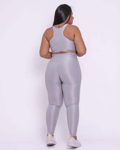 Conjunto Cal�a Legging B�sica G Compress�o + Top Nadador