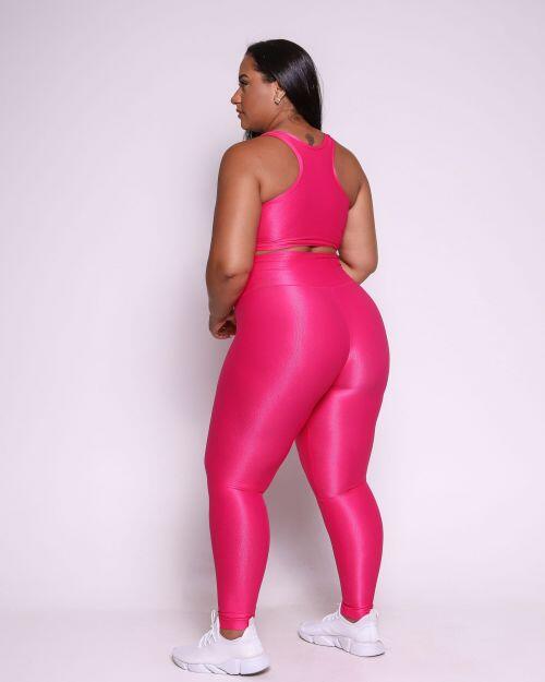 Conjunto Cal�a Legging B�sica G Compress�o + Top Nadador