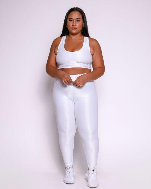 Conjunto Cal�a Legging B�sica G Compress�o + Top Nadador