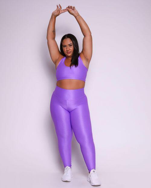Conjunto Cal�a Legging B�sica G Compress�o + Top Nadador