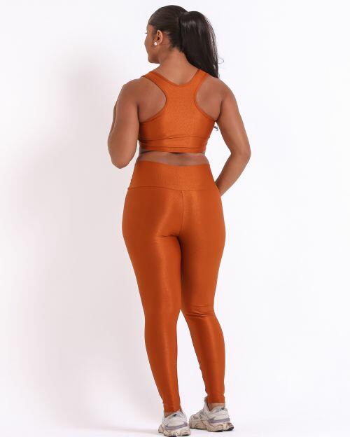Conjunto Cal�a Legging B�sica G Compress�o + Top Nadador