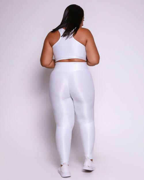 Conjunto Cal�a Legging B�sica G Compress�o + Top Nadador