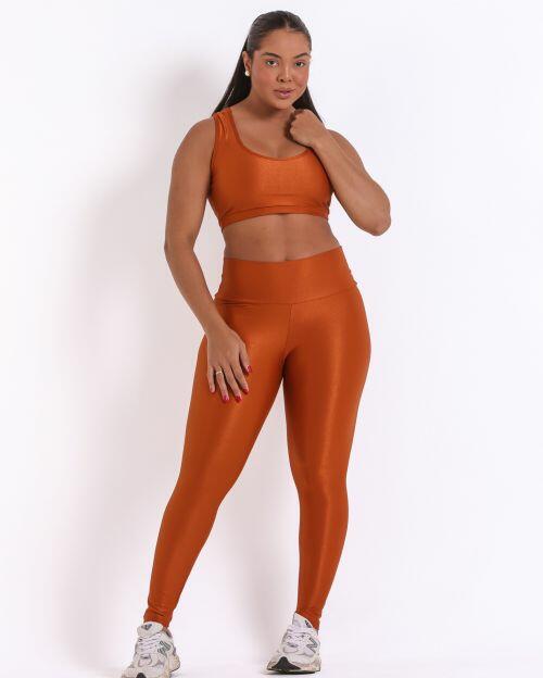 Conjunto Cal�a Legging B�sica G Compress�o + Top Nadador