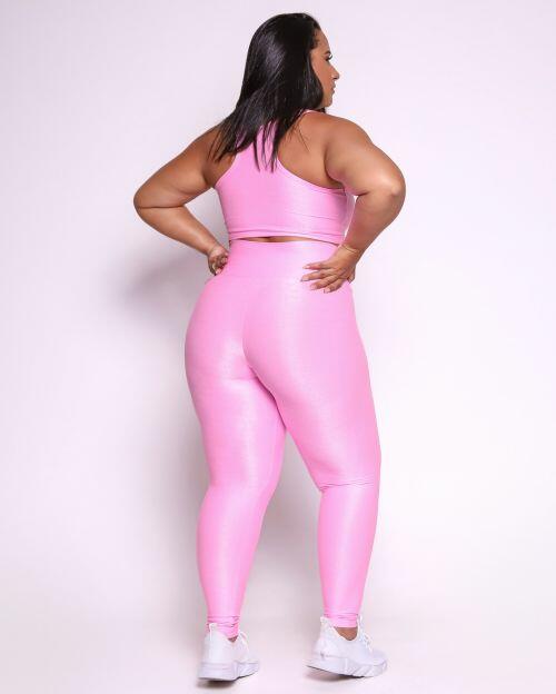 Conjunto Cal�a Legging B�sica G Compress�o + Top Nadador