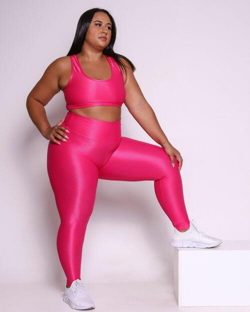 Conjunto Cal�a Legging B�sica G Compress�o + Top Nadador