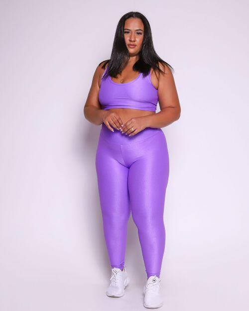 Conjunto Cal�a Legging B�sica G Compress�o + Top Nadador
