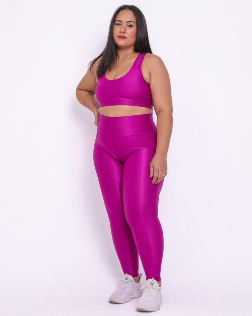Conjunto Cal�a Legging B�sica G Compress�o + Top Nadador