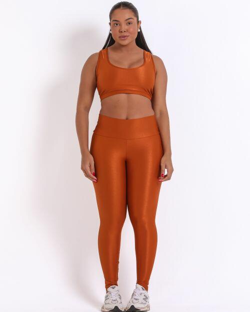 Conjunto Cal�a Legging B�sica G Compress�o + Top Nadador