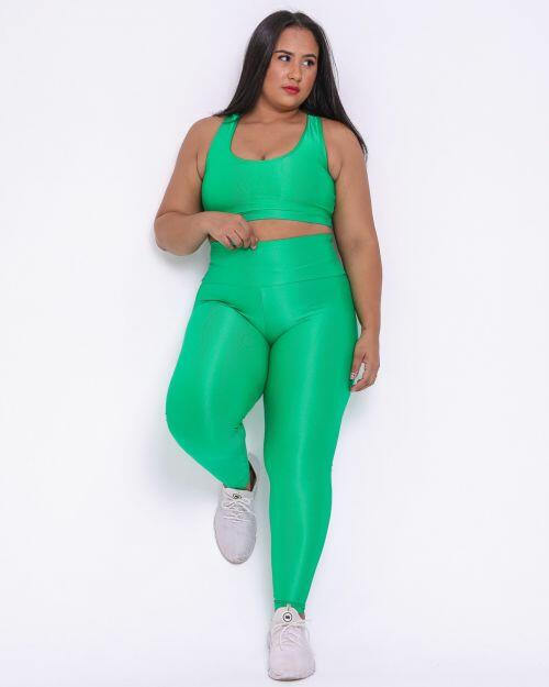 Conjunto Cal�a Legging B�sica G Compress�o + Top Nadador