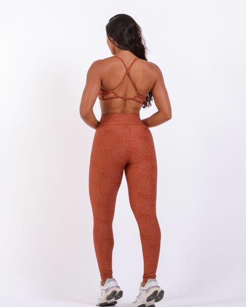Conjunto Calça Legging Básica Feline + Top Bianca (P)