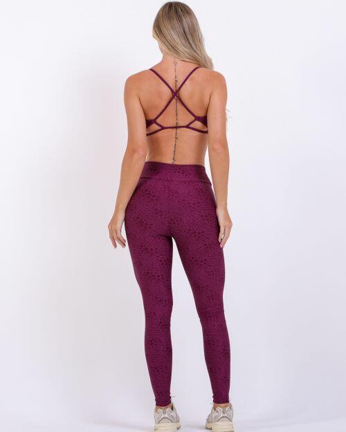 Conjunto Calça Legging Básica Feline + Top Bianca (P)