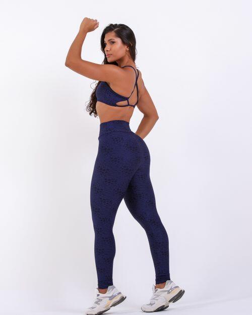 Conjunto Calça Legging Básica Feline + Top Bianca (P)