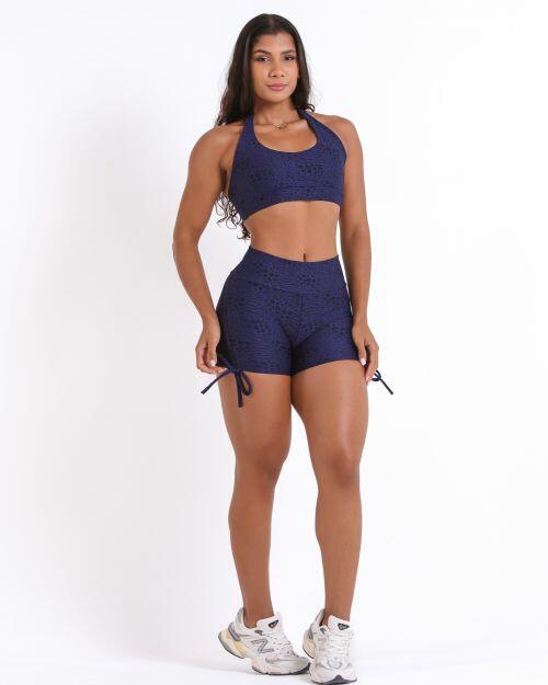 Conjunto Short Cross Feline + Top Jhully (P)