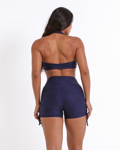Conjunto Short Cross Feline + Top Jhully (P)