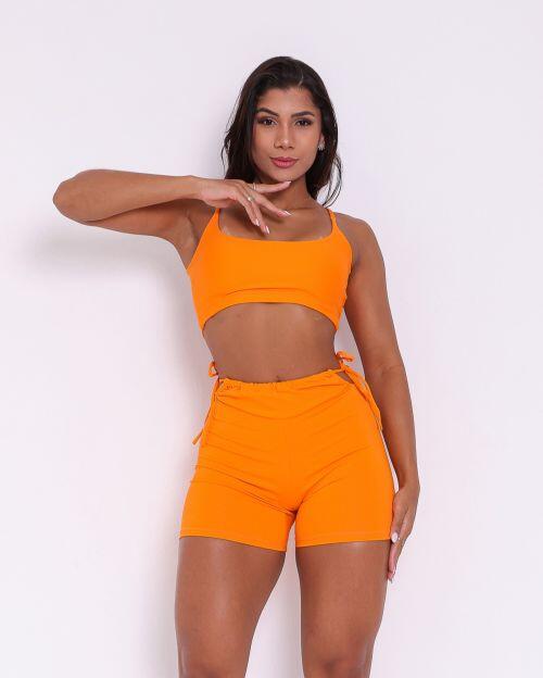 Conjunto Short Empina Ajuste Light + Top Bruna