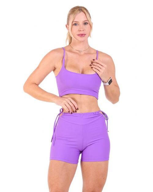 Conjunto Short Empina Ajuste Light + Top Bruna