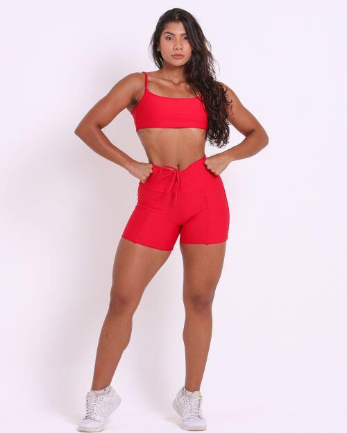 Conjunto Short Empina Light + Top Ju