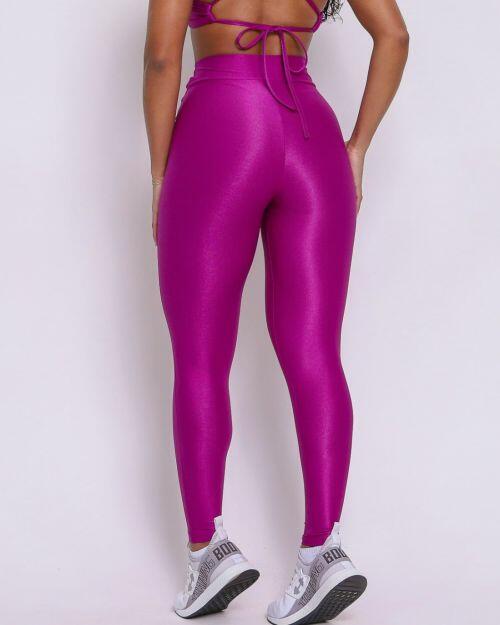 Calça Legging Básica Cós Cruzado Compressão