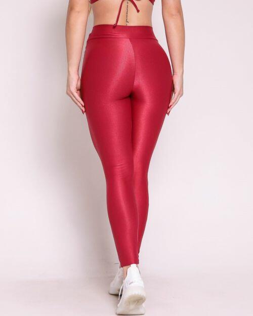 Calça Legging Básica Cós Cruzado Compressão