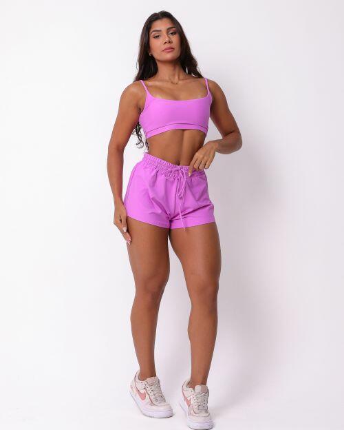 Conjunto Short Boxer Basic Light + Top Bruna