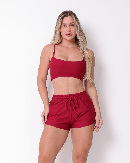 Conjunto Short Boxer Basic Light + Top Bruna