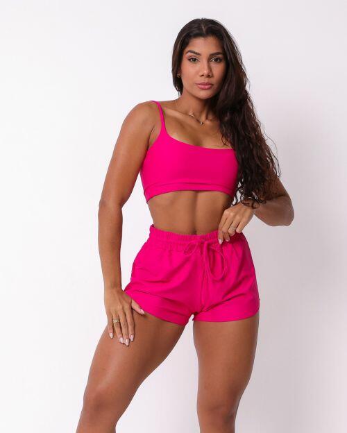 Conjunto Short Boxer Basic Light + Top Bruna