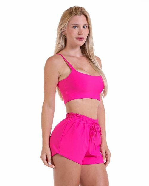 Conjunto Short Boxer Basic Light + Top Bruna