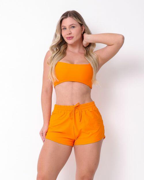 Conjunto Short Boxer Basic Light + Top Bruna