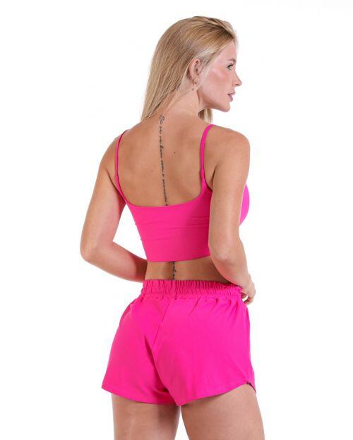 Conjunto Short Boxer Basic Light + Top Bruna