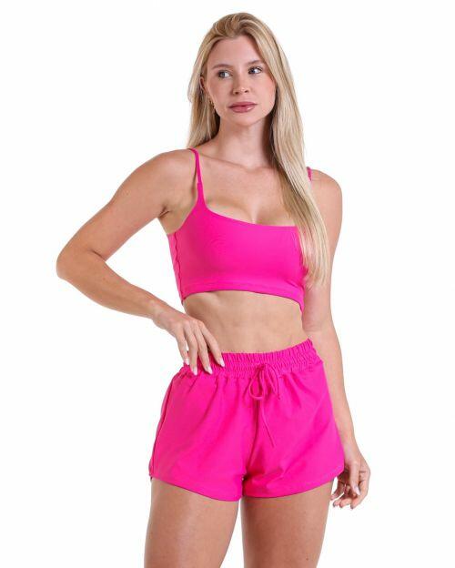 Conjunto Short Boxer Basic Light + Top Bruna