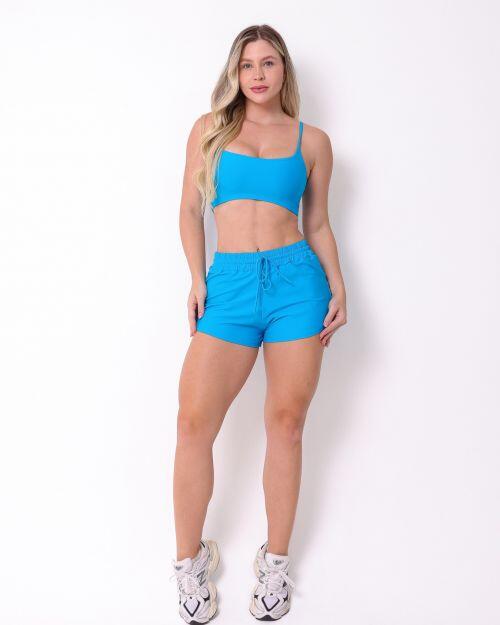 Conjunto Short Boxer Basic Light + Top Bruna