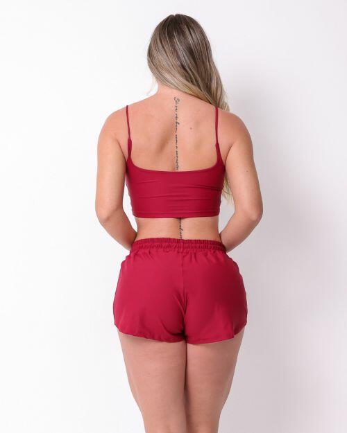 Conjunto Short Boxer Basic Light + Top Bruna