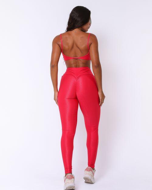 Conjunto Calça Legging Empina Compressão + Top Ju