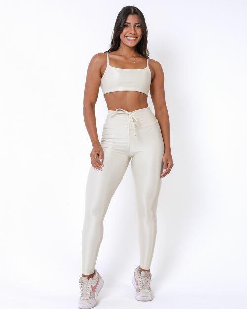 Conjunto Calça Legging Empina Compressão + Top Ju